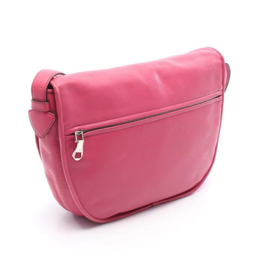 Loewe Satchel Heritage Leather Shoulder Bag Pink